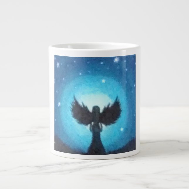 Caneca De Café Grande Anjo do Guardião (Frente)