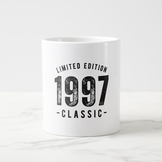 Caneca De Café Grande Ano de Nascimento Clássico de 1997 (Frente)