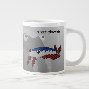 Caneca De Café Grande Anomalocaris - Animais Pré-Históricos