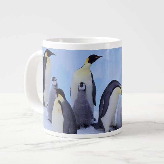 Caneca De Café Grande Antártica, Pinguins Imporadores (Frente Esquerda)