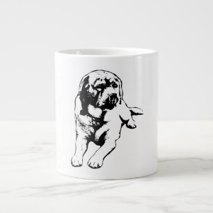 Caneca De Café Grande Antecipação do Snack - Labrador Lick