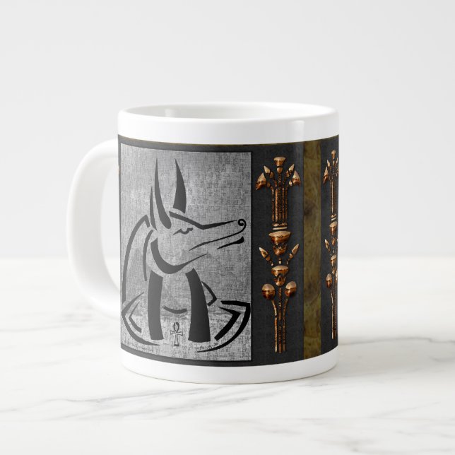 Caneca De Café Grande Anubis Jumbo Mug (Frente Esquerda)
