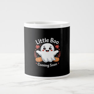 Caneca De Café Grande Anúncio de Gravidez no Dia das Bruxas
