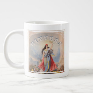 Caneca De Café Grande Anúncio Vintage Para Bitters Vendidos Pela S. S. W