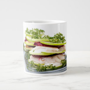 Caneca De Café Grande Apelido de maçãs e trutas