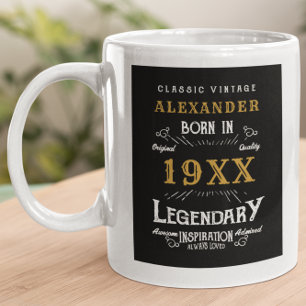 Caneca De Café Grande Apelido Personalizado Apelido Nome Legendário Pai