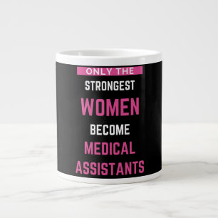 Caneca De Café Grande Apenas As Mulheres Mais Fortes Se Tornam Assistent