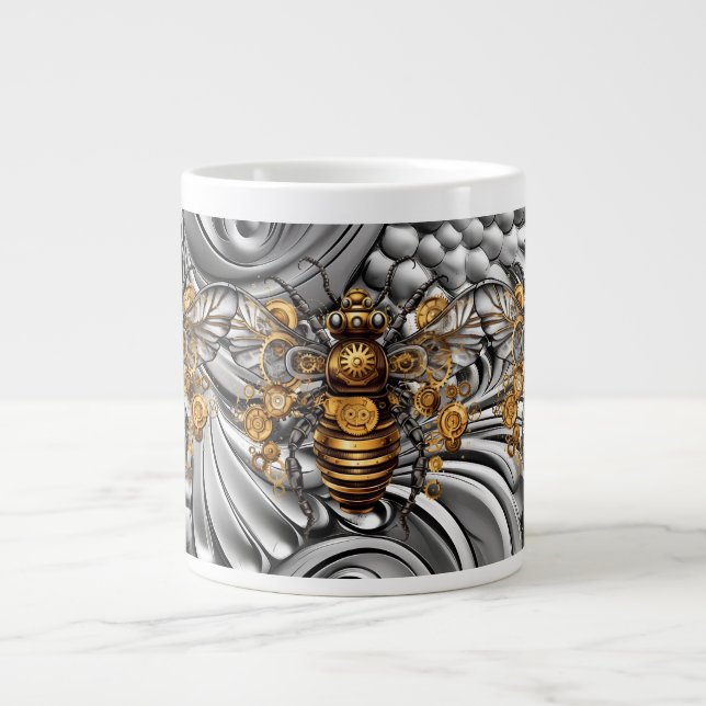 Caneca De Café Grande Apenas BeeCausa Jumbo Mug 20 oz (Frente)