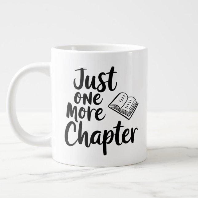 Caneca De Café Grande Apenas Mais Um Capítulo Extra Grande Mug - Excesso (Esquerda)