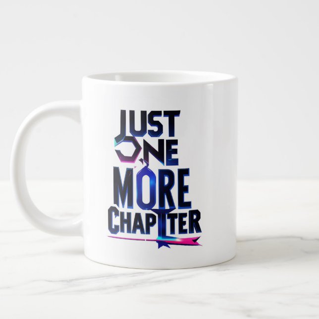 Caneca De Café Grande Apenas Mais Um Capítulo Extra Grande Mug - Excesso (Esquerda)