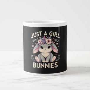 Caneca De Café Grande Apenas Uma Garota Que Ama Coelhinhos