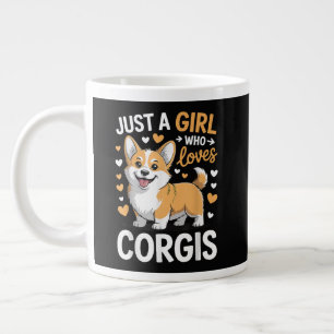 Caneca De Café Grande Apenas Uma Garota Que Ama Corgis