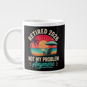 Caneca De Café Grande Aposentado 2026 Não É Mais Meu Problema