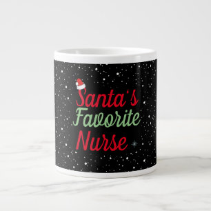 Caneca De Café Grande Apreciação de Natal para Enfermeira Favorita dos p