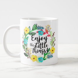 Caneca De Café Grande Aproveite a Pequena Mug de Coisas