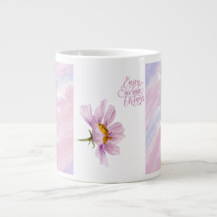 Caneca De Café Grande Aproveite as Pequenas Coisas ,Caneca Especial Dia