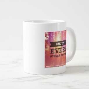 Caneca De Café Grande Aproveite cada momento de Solteiro