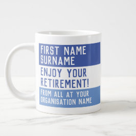 Caneca De Café Grande Aproveite sua aposentadoria -