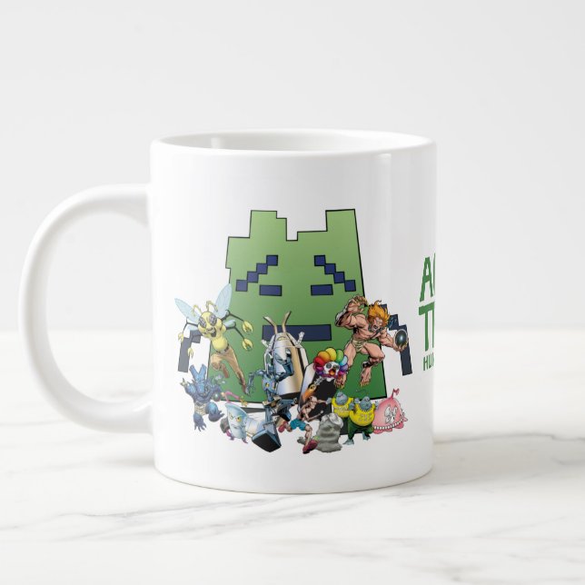 Caneca De Café Grande Aqua Teen Hunger Force Villains (Esquerda)