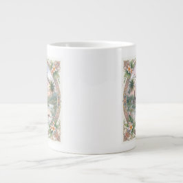 Caneca De Café Grande Aquarela Vintage Viagem Bali Indonésia Personaliza