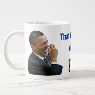 Caneca De Café Grande Aquele olhar na cara do Trump, você está preso 2