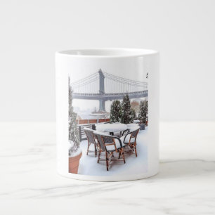 Caneca De Café Grande Ar frio, vistas aconchegantes e dias de neve em NY