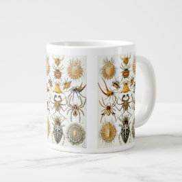 Caneca De Café Grande Aranhas ou Aracnídeos Vintage por Ernst Haeckel