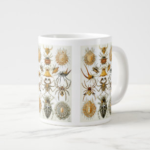 Caneca De Café Grande Aranhas ou Aracnídeos Vintage por Ernst Haeckel