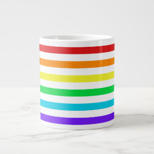 Caneca De Café Grande Arco-íris 2 Jumbo Mug