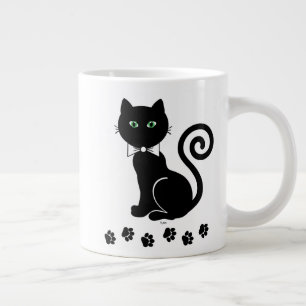Caneca De Café Grande Arco Tie Cat Giant Coffee Mug