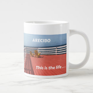 Caneca De Café Grande Arecibo Esta é a Vida...