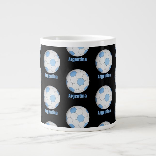 Caneca De Café Grande Argentina soccer  (Frente)