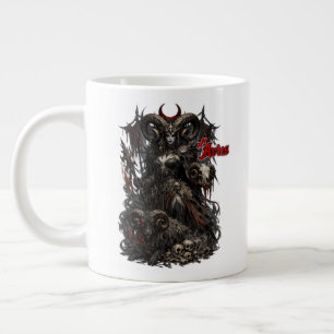 Caneca De Café Grande Áries — O Arauto Cornudo
