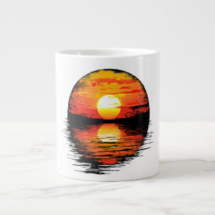 Caneca De Café Grande Arizona Sedona vintage sunset retro az Caffee Mug