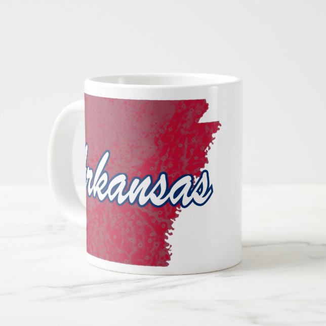 Caneca De Café Grande Arkansas (Frente Esquerda)