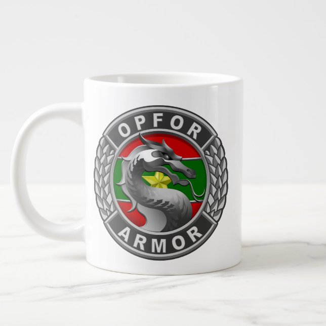 Caneca De Café Grande Armador OPFOR Personalizável (Esquerda)