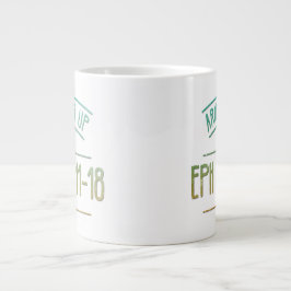 Caneca De Café Grande Armadura para Cima