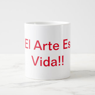 Caneca De Café Grande Art Is Life Specialty Mug