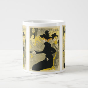 Caneca De Café Grande Art Nouveau, Divan Japonais de Toulouse Lautrec