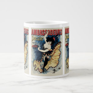 Caneca De Café Grande Arte Antiga Dançarina de Flamenco Nouveau, Ambassa
