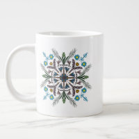 Arte Boêmio de Floral de Mandala Moderna