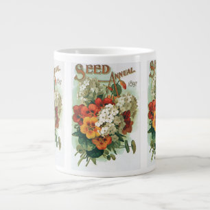 Caneca De Café Grande Arte da capa do catálogo de sementes da Eastman vi