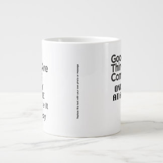 Caneca De Café Grande arte de cita positiva