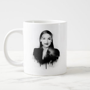 Caneca De Café Grande Arte de Grafite AOC