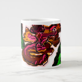 Caneca De Café Grande Arte de Lizard