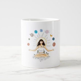 Caneca De Café Grande arte de meditação
