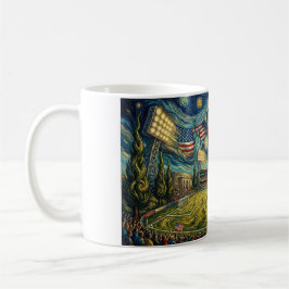 Caneca De Café Grande Arte de Parede Estilo Van Gogh EUA MX CA Ar