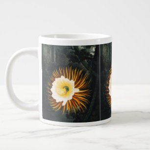 Caneca De Café Grande Arte Gótica de Cereus Noturno Vintage