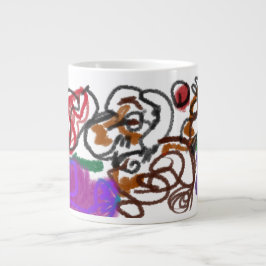 Caneca De Café Grande Arte irlandesa Wolfhound