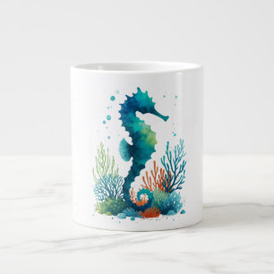 Caneca De Café Grande Arte marítima náutica/praia/costeira